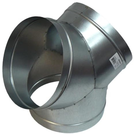 Weedness Raccordo a Y 100 mm in Metallo per aspirazione Grow ventilatore canalizzato Filtro Carbone