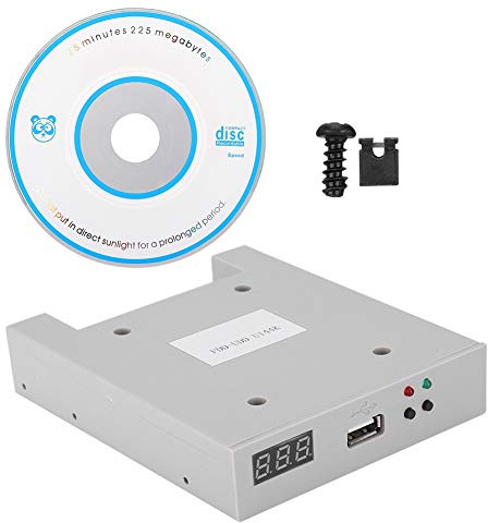 USB Floppy Emulator, 3.5 FDD U144K 1.44MB USB SSD Floppy Drive Emulator for Industrial Controllers