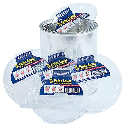 FoamPRO 131-5 Leftover Paint Saver (5-Pack) | One Size Fits All Gallon Cans | Paintsaver Can Lid For Leftover | Paint-Bucket Attachment