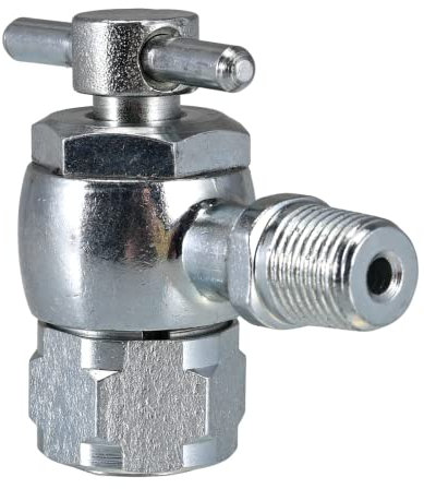 High Pressure Strut Coupler, Aircraft Tool Supply Schrader, No Loss Air Chuck for Shock Inflation 1/8 NPT Fitting, AV556 Shrader Valve Tool