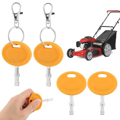 LOQJSS 6 llaves de encendido de repuesto para cortacésped Cub, compatible con cortacésped Cub Cadet Mtd Troy Bilt Ridding Mower, adecuado para todos los modelos con interruptores de plástico a presión