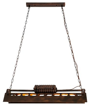 DHQCQL Lámpara de araña Vintage, IP20 Industrial suspensión Luminaria con 4* Lampadine E27, Suspensión Luminaria Salón para Restaurante Salón Dormitorio Cocina Bar Pasillo (sin bombilla)