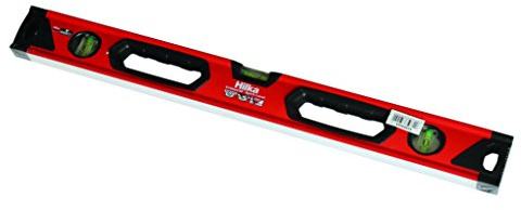 Hilka 63505024 24 Spirit Level PC, Red & Black