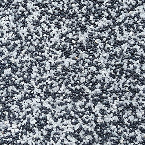20kg Buntsteinputz Mosaikputz 1-2mm SOP89 Weiß/Anthrazit - Hergestellt in Bayern -