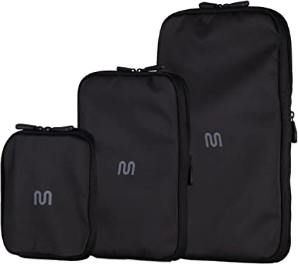 onemate – Packing Cubes mit Kompressionsfunktion – Packwürfel für Rucksack und Koffer – Packtaschen aus recycelten Plastikflaschen – federleicht & wasserdicht