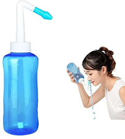 EHOTER Nasendusche Set Nasenspülsalz Nasendusche Nasenspüler Nasenreiniger 300ml Kit Nasal Irrigator Nasenspülkanne zur Nasenreinigung Nasenspülung für Erwachsene Kinder Erkältung Allergie