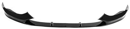 EU Auto Parts Front Splitter Lip for 1 Series F20 F21 LCI (Facelift 2015+) | Style | Gloss Black | 2-Piece Set | Sporty Front Bumper Lip Spoiler