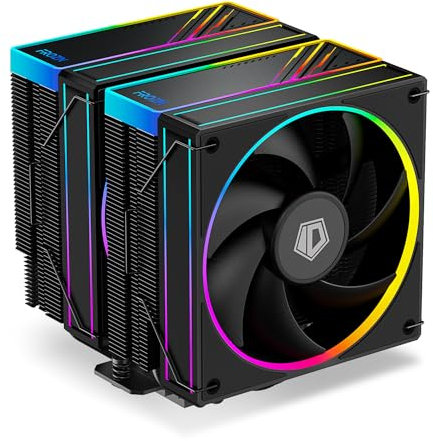 ID-COOLING FROZN A620 ARGB Dual-Tower CPU Cooler 6 Heat Pipes 2x120mm PWM Fans Enhanced RAM Compatibility Air CPU Cooler for Intel LGA1700/1851/1200/115X; AMD AM4/AM5
