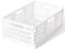 Romon Cassetta Pieghevole in Plastica con maniglie soft-touch, 43 x 29 x 17 cm, Cassetta Plastica Pieghevole, Cassetta Pieghevole, per cucina/camera dei bambini/ufficio
