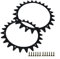 Niceminiwall Rasenmäher-Spikes-Set für Worx L WR153E WR155E Mähroboter, 225 mm Anti-Rutsch-Traktionsverstärker