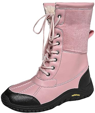 Generico Stivali da Neve Donna Impermeabili con Termico per Inverno Freddo e Escursioni sulla Neve (37)