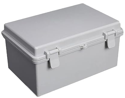 TopHomer Kopplingsbox IP65 vattentätt hölje utomhus kabelanslutningar plastfodral (200 x 100 x 70 mm, 1-pack)