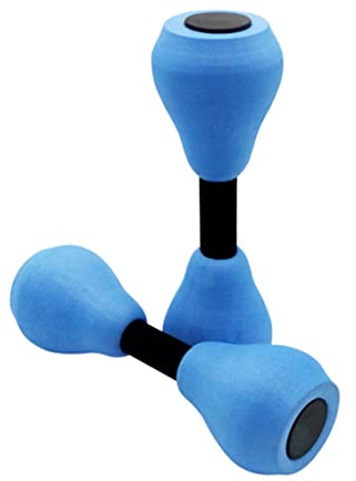 Vattentrantar Ställ in vikter hantlar Aquatic hantlar Vatten Aerobics Equipment Träningsskum Dabbell 1Pair