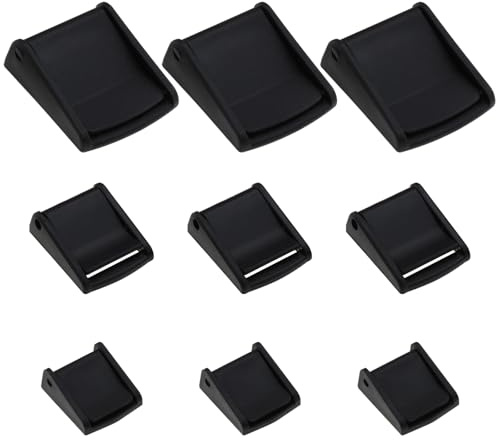 YINETTECH Set Da 30 Pezzi 20mm 25mm 38mm Fibbia A Morsetto Fibbia In Tessuto Fibbia A Levetta Clip Di Ricambio Per Cinghie Per Zaino Cinghie In Tessuto Riparazione Cintura Intrecciata