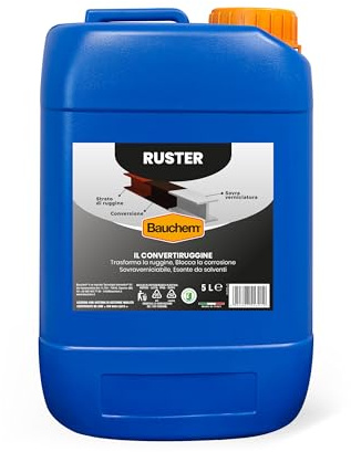 Bauchem Ruster Convertitore di Ruggine Liquido 5 Lt