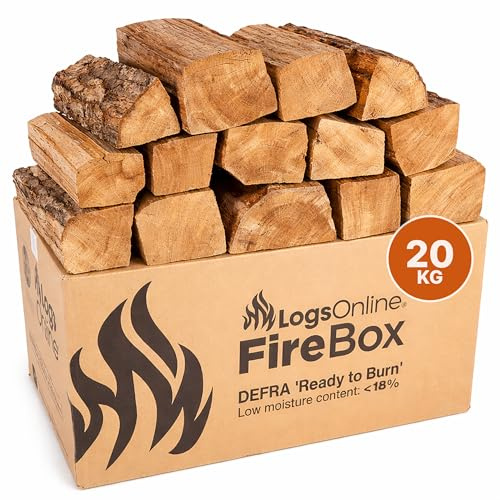 Kiln Dried Oak Firewood Logs – 20kg – Under 20% Moisture – Kiln Dried Logs for Wood Burner, Pizza Oven, Fireplace, Fire Pit, Chiminea and Wood Burning Stove