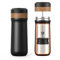 BENFUCHEN Classic Travel Coffee Press Mug 12 oz mit Trageschlaufe, French Press Coffee Maker aus Edelstahl, BPA-frei, ideal für Camping und Reisen, spülmaschinenfest