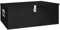Schwarz Alubox, Strong Aluminium Werkzeugbox Alu Riffelblech Transportbox Alu Transportkiste Anhängerkiste Truckbox, 100x55x37 cm