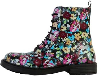 Geox JUNIOR J ECLAIR GIRL BIKER/AMPHIBIANS BOOTS BLACK/MULTICOLOR 30_EU
