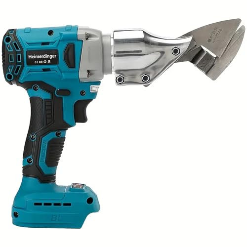 Heimerdinger Brushless Cordless Metal Shear for Makita 18V Battery,Heavy Duty Electric Scissors for Cutting Metal/Iron,Stainless Steel,Carpet and Cardboard-Variable Speed