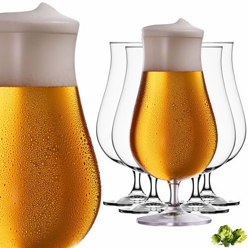 IMPERIAL - Set di 6 bicchieri da birra, 500 ml (max. 690 ml) in vetro Crystalline, bicchieri da birra da 0,5 l
