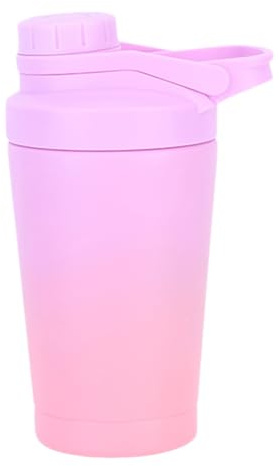 EACHPT Shaker Proteinas 500ml,Coctelera de Proteínas con Colador,Coctelera de Proteínas de acero Inoxidable de doble Pared con Aislamiento al vacío,Sin BPA y a Prueba de Fugas