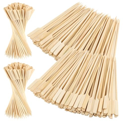TYSM-CC Juego de 300 palitos de Comida para Dedos – Pinchos de Madera para Aperitivos pequeños, picotas para Aperitivos, canapé, Comida para Dedos y Otros - 20CM