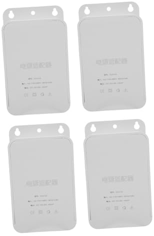 CIYODO 4pcs Electrical Junction Box Plastic Enclosure for Outdoor Security Cameras Monitoring Systems with Sealed Cable Entry Points Moisture-resistant for High Humidity Environments