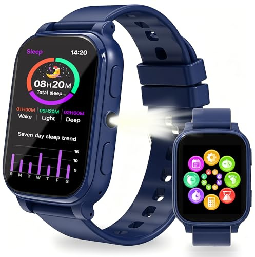 1,83 Smartwatch Bambini Contapassi Monitor del Sonno Fitness Tracker