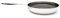 CROWD COOKWARE – Blackbeard Bratpfanne Ø24 cm – Antihaft und Kratzfest – aus Edelstahl - Geeignet für alle Herdarten und Ofen – Spülmaschinenfest (24 cm)