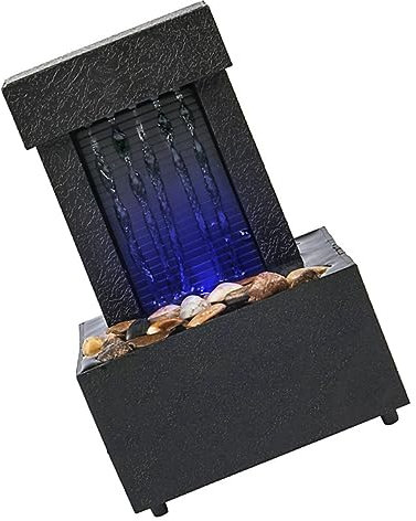 Cabilock Fuente De Mesa Fuente De Agua De Escritorio Cascada Decorativa Oriental