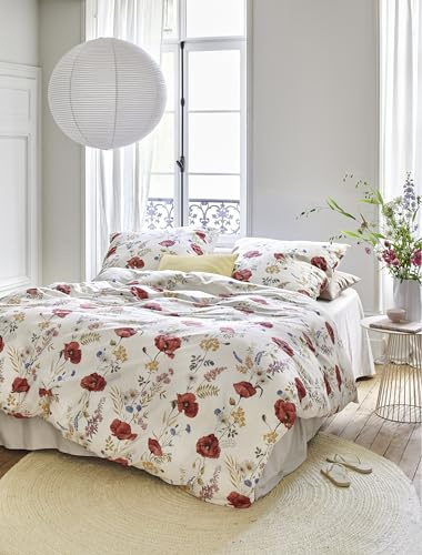 Irisette Set di biancheria da letto in seersucker, 2 pezzi, copripiumino 140 x 200 cm, federa 90 x 70 cm, modello: Marcella