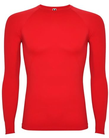 Boys Base Layer Thermal Kids PE Fitness Long Sleeve School MMA Boxing Gym T-Shirt Winter Outdoor Football Running Hiking Cycling Sports Compression Top (UK, Age, 11 -12 Years, Regular, Red)