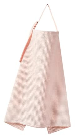 Luwecf Cubierta de Lactancia para Mujeres con Diseño de Bufanda Ligera Y Protección Total, Rosa