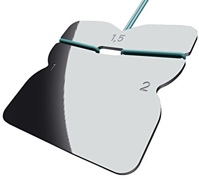 Cut360 dragblad | Lackhyvel 45 x 45 x 1,2 mm | lackdragblad ZK HW 45/45 för snickare, målare, snickare, lackerare gör-det-själv för hyvling och utjämning vid träbearbetning och lackförberedelse