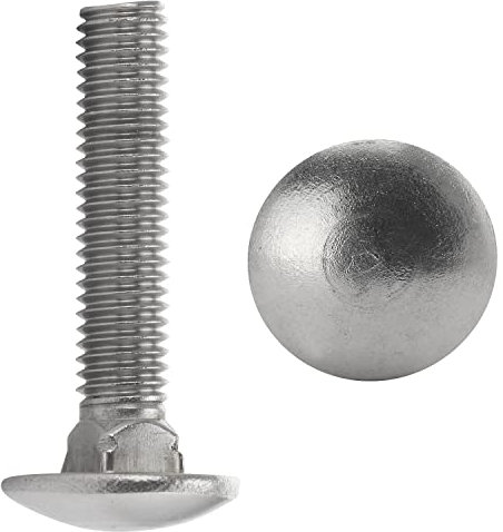 FASTON Flachrundschrauben M6x60 Edelstahl A2 V2A (20 Stück) Schlossschrauben mit Vierkantansatz DIN 603 Flachrundkopf Schrauben Schloßschrauben Vollgewinde