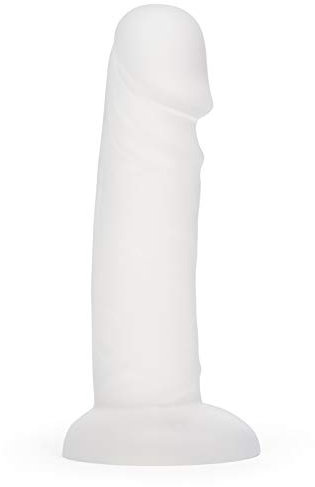 Lovehoney Realistic Dildo - 7 Inch Suction Cup Sex Toys - Girthy Dildo for Women - Flexible Thick Harness Compatible Strap On - Adult Sex Toy - Waterproof - Clear