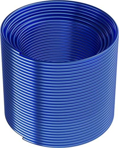 ARKA Tuyau PVC - 4/6 mm, bleu - Tuyau flexible durable pour des applications étendues, idéal pour les aquariums, les bassins ainsi que pour la maison et l'atelier