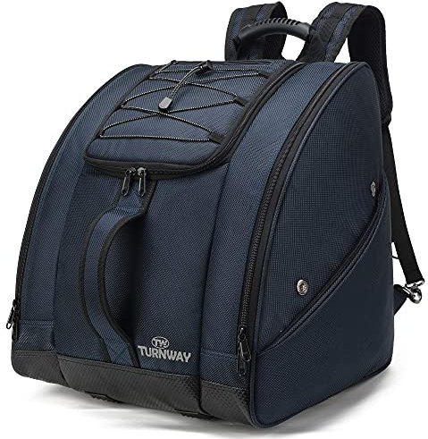 LEHAK TurnWay Ski/Snowboard Boot Bag| Excellent for Store Gear, Jacket, Helmet, Goggles, Gloves & Accessories | Travel with Waterproof Exterior & Bottom, Venting & Grommets for Snow Drainage (Blue)