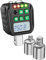 LLAVETOR Llave Dinamometrica Digital, 1/2 1/4 3/8 Adaptadores de Alta Precisión 6 Unidades de Torsión Pantalla Retroiluminada (17-340NM)