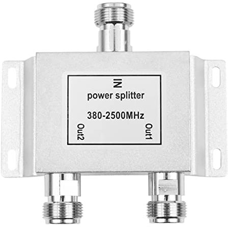 Eighosee 2 380-2500MHz Antenna Divisore Splitter per CDMA 3G Signal Booster, Collegare all'antenna