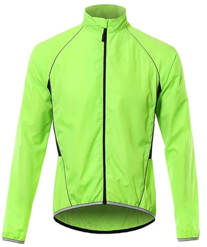 Cykel Cykeljackor Herr Ridjacka Cykeltröja Vindtät Vattentät Regnjacka Reflexande ventilerande toppar Sport Löpning Mountain Coat