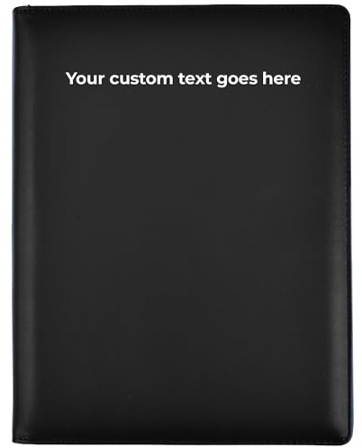 Arpan Personalised Text A4 Certificate & Presentation Folder – Document File, Portfolio Book, Binder, Birth & Graduation Certificate Holder A4, Professional Conference Display Book