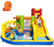 Umbalir Bouncy Castle with Blower, Inflatable Water Slide with Obstacles, Dump Bucket, Long Slide, Climbing Wall, Water Cannon for Kids Indoor Outdoor