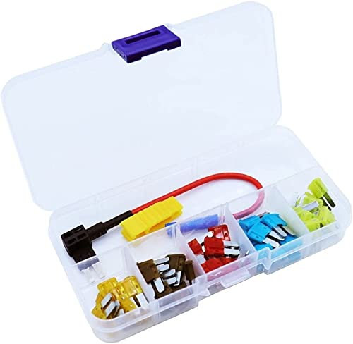 50 Stück/Box Mirco2 ATR-Größen-Blatt-Autosicherungs-Sortiment-Set for Auto-Auto-LKW-Sicherung 5/7,5/10/15/20A