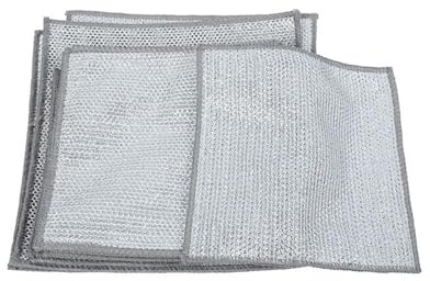 LUMoony Paños multiusos para lavar platos, 50 unidades, alambre para lavar platos, paños de alambre reutilizables para limpieza en húmedo y en seco, paños de limpieza para cocina