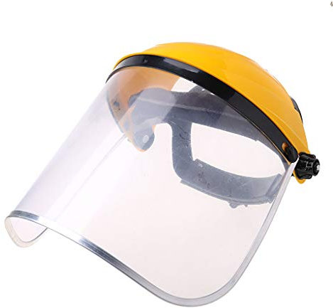 Gwxevce despeja la máscara Completa de la Visera del Casco de Seguridad del Escudo Facial para la construcción automotriz