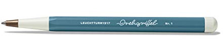 LEUCHTTURM1917 364163 Drehgriffel Nr. 1, Stone Blue - Gelstift mit schwarzer Tinte