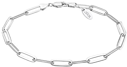 LOTUS STYLE Pulsera Acero Inoxidable Mujer LS2230-2/1 - Sofisticado Brazalete con Pulido y Acabado Refinado 21,4 cm - Ideal para Regalo de Cumpleaños - Aniversario - Ocasiones Especiales
