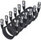 GeoHN.G XLR auf XLR Kabel 10M-6 Pack, 3-Pin Mikrofonkabel XLR Stecker auf Buchse Verlängerungskabel Kompatibel mit Mixer, Live-Bühne, Lautsprecher, Verstärker, Musikaufnahme und mehr